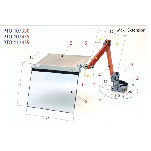 Beitelafscherming - PTO10-11