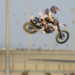 Husqvarna JM Racing Team op het podium in Qatar